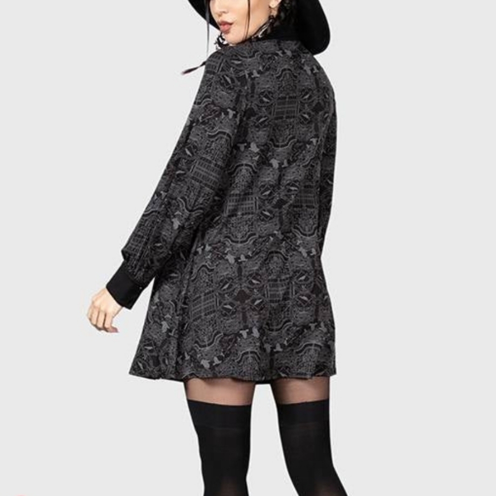 Killstar x WEDNESDAY Nightshade Society Mini Dress - Picture 3 of 11